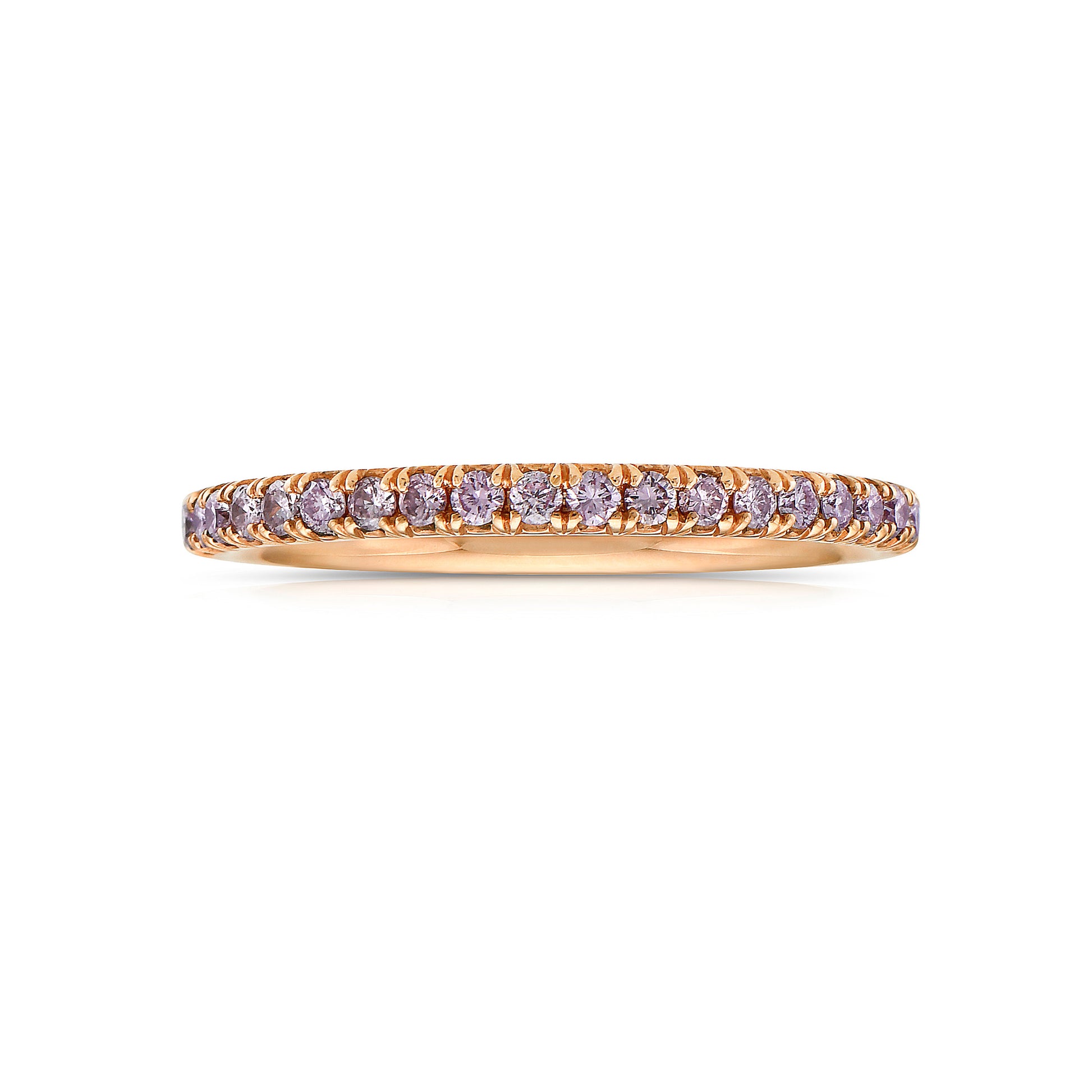 Natural pink diamond eternity band Clearance