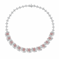 25 Carat Pink & White Diamond Necklace