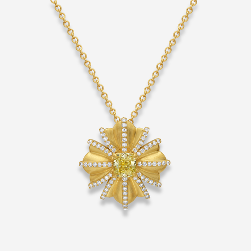 The Meelie Flower Diamond Pendant