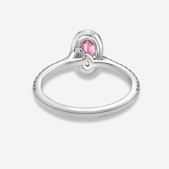 Fancy Vivid Purple-Pink Oval Diamond Ring