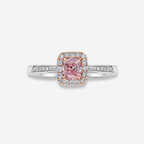 0.51ct Pink Diamond Engagement Ring