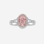 1.23ct Light Pink Diamond Engagement Ring