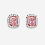1.40ct Faint Pink Diamond Studs