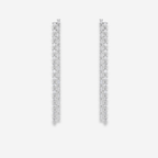 8.30ct White Diamond Drop Earrings
