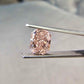 1.07 Carat Fancy Brownish Pink Diamond Elongated Radiant Cut Diamond Flawless Clarity Excellent + Very Good Cutting No Fluorescence GIA Certified Diamond