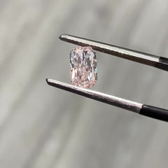 1.59ct GIA Fancy Light Orangy Pink Elongated Radiant - Loose