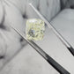 Fancy light yrllow cushion diamond. Yellow diamond cushion cut. fancy light yellow GIA