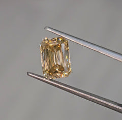 2.03ct Fancy Brown Emerald Cut Diamond - Loose