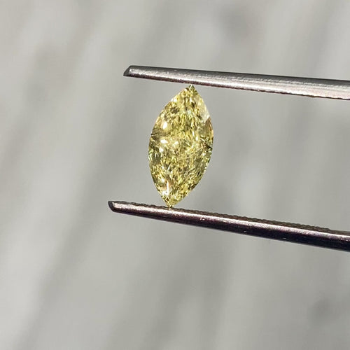 1.22 Carat Fancy Yellow Marquise Cut Diamond - Loose