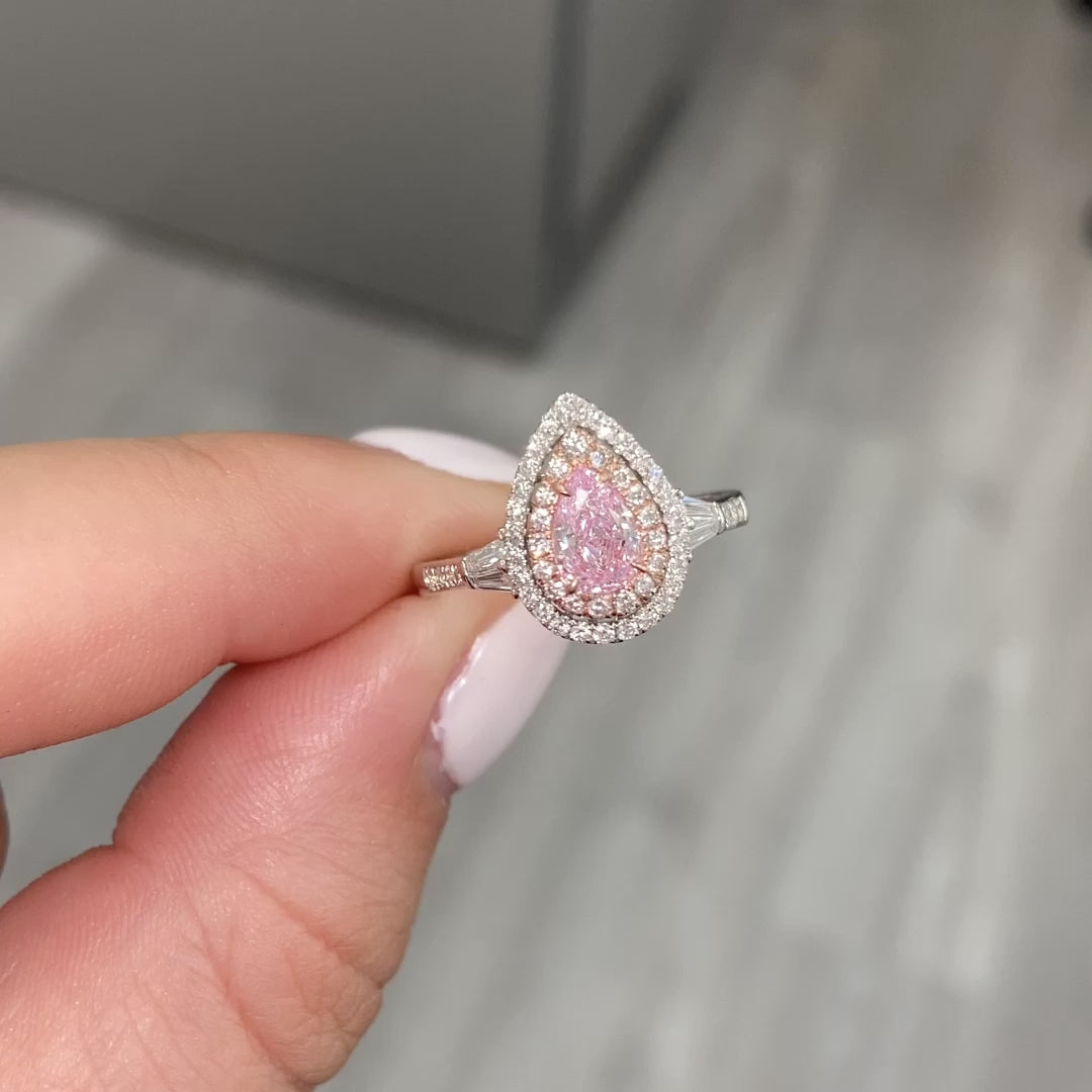pink diamond ring. pink diamond rings. pink diamond jewlery. GIA certified pink diamond jewlery. GIA certified pink diamonds.