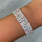 25 Carat Pink & White Diamond Bracelet