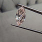 1.07 Carat Fancy Brownish Pink Diamond Radiant Cut Diamond Flawless Clarity Excellent + Very Good Cutting No Fluorescence GIA Certified Diamond