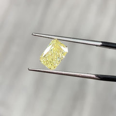 Elongated Fancy yellow diamond radiant cut, fancy yellow elongated radiant diamond, elongated radiant diamond, radiant cut diamond, yellow diamond, natural yellow diamond, canary yellow diamond, yellow radiant diamond