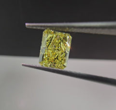 1.11ct GIA Fancy Intense Yellow Elongated Radiant - Loose