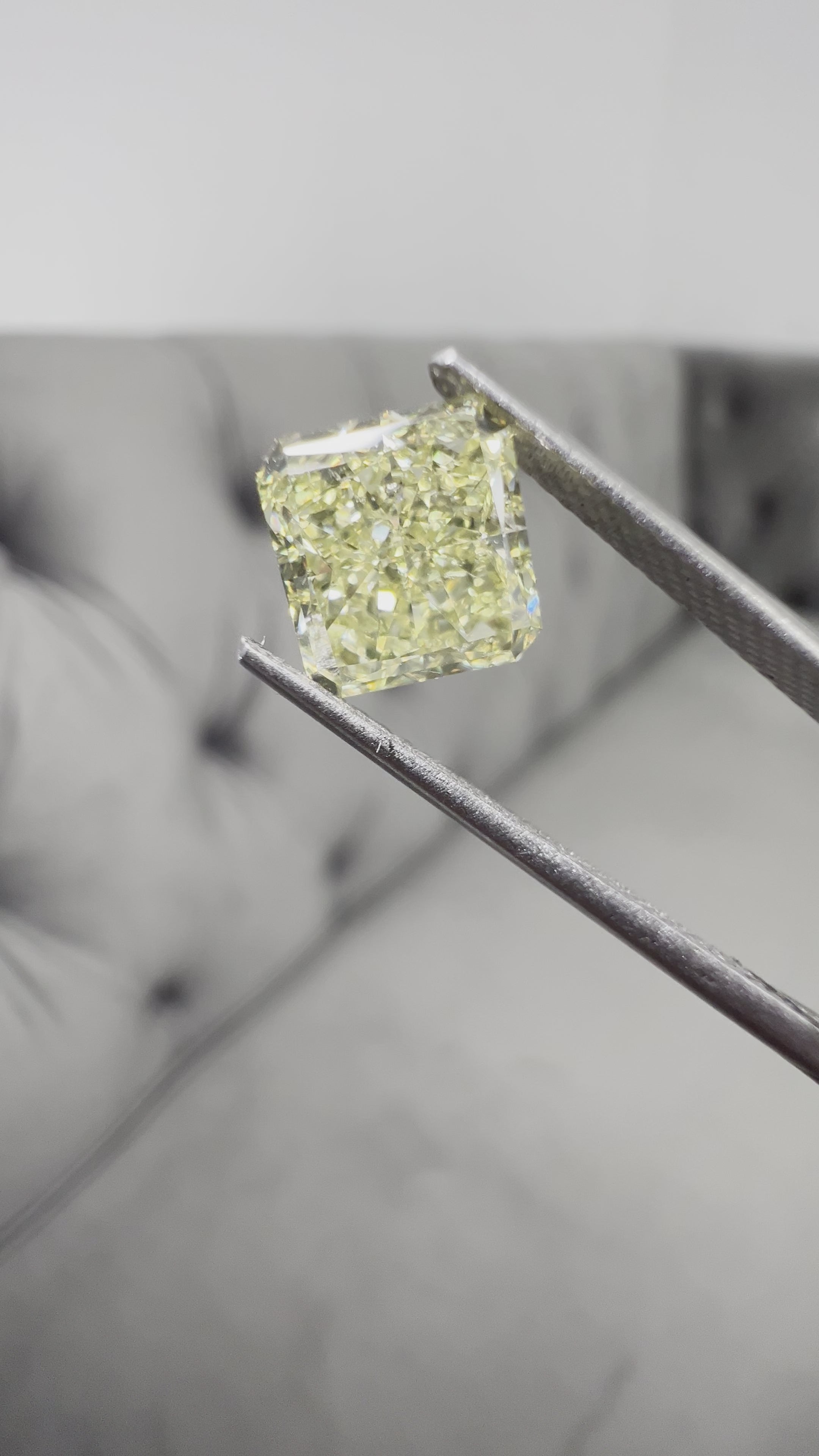2.01ct Fancy Yellow Radiant SI2- Loose