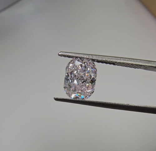 natural pink diamond, elongated cushion cut diamond , loose diamond for custom jewelry