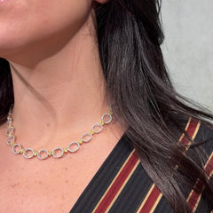 12.8ct Yellow and Colorless Diamond Statement Necklace