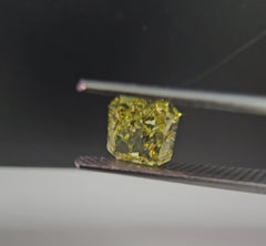 1.18ct GIA Fancy Intense Yellow Radiant Cut- Loose