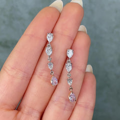 2ct Pink Diamond Earrings