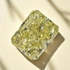 3.03 Carat Fancy Light Yellow Elongated Radiant Diamond - Loose