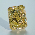 3.09ct Fancy Yellow Elongated Radiant Diamond - Loose