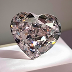 1.03ct Light Pink Heart Shape Diamond - Loose