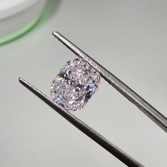 natural pink diamond, elongated cushion cut diamond , loose diamond for custom jewelry