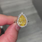 5.01ct GIA Fancy Intense Yellow Diamond Ring