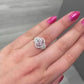 2.06ct GIA Oval Faint Pink Diamond Ring