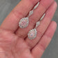 pink diamond earrings. pink diamonds. pink diamond jewelry. pink diamond studs. pink diamond drop earrings. pink and white diamond earrings. pink diamond pear shaoes.