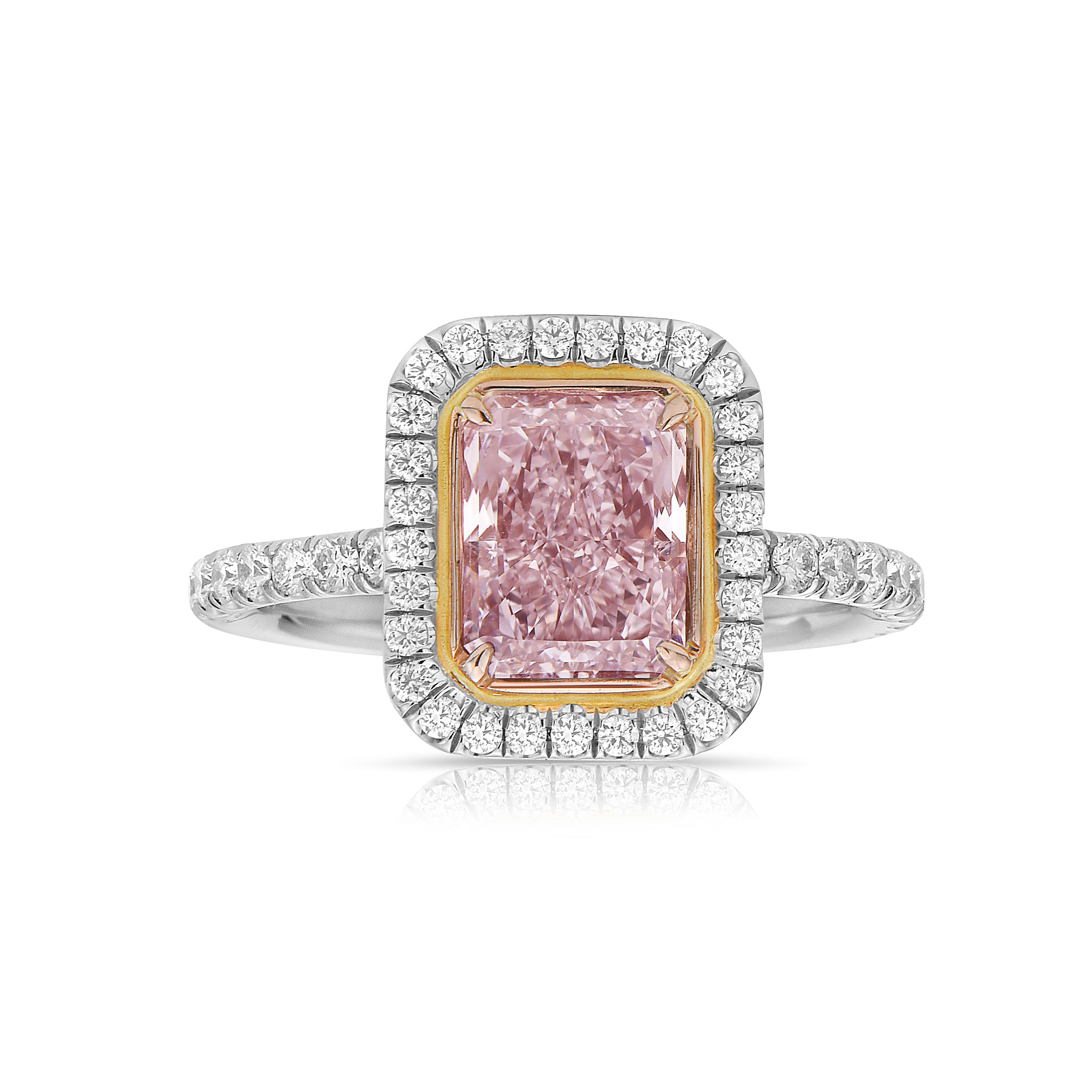 1.60ct Very Light Pink - IF (Internally Flawless) Diamond Ring