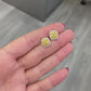 1.38ct Fancy Yellow Double Halo Diamond Earrings