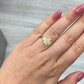 3ct GIA Fancy Light Yellow Elongated Radiant Cut Diamond Ring