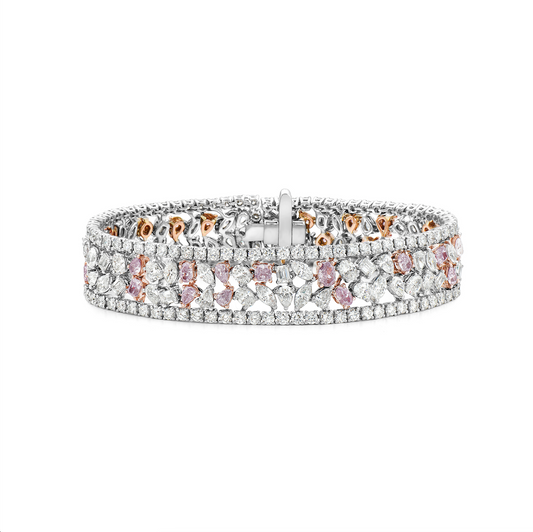 14.93ct Pink Diamond Bracelet