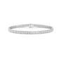 oval tennis bracelet. Oval diamond bracelet. Simple diamond bracelet. White tennis bracelet