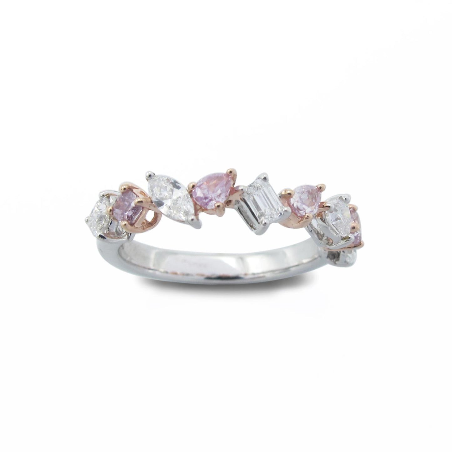 Affordable pink diamonds. Pink diamond ring. Pink diamond pear shape. Pink diamond jewelry. Pink diamond eternity rings