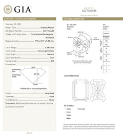 4 carat fancy yellow diamond ring. Gia certified fancy yellow diamond. Radiant cut yellow diamond. Yellow diamond engagement ring. Yellow diamond 3-stone ring. Canary diamond ring.